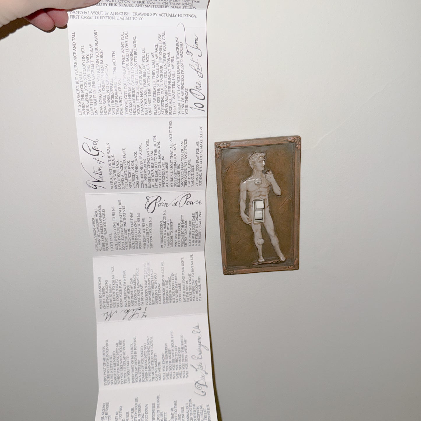 Patriarchy "Manual For Dying" Cassette