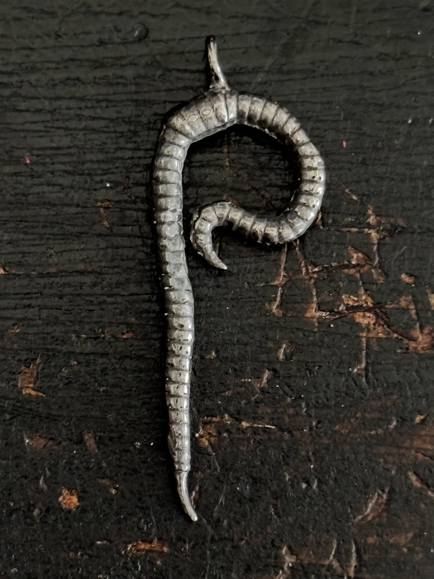 Patriarchy Worm Club Pendant