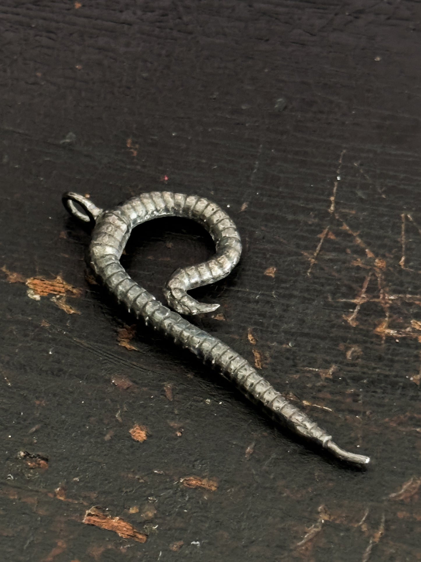 Patriarchy Worm Club Pendant