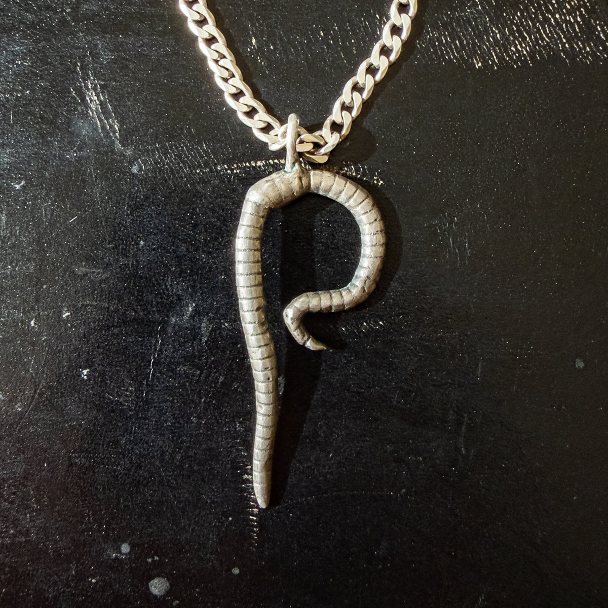 Patriarchy Worm Pendant 4.5g