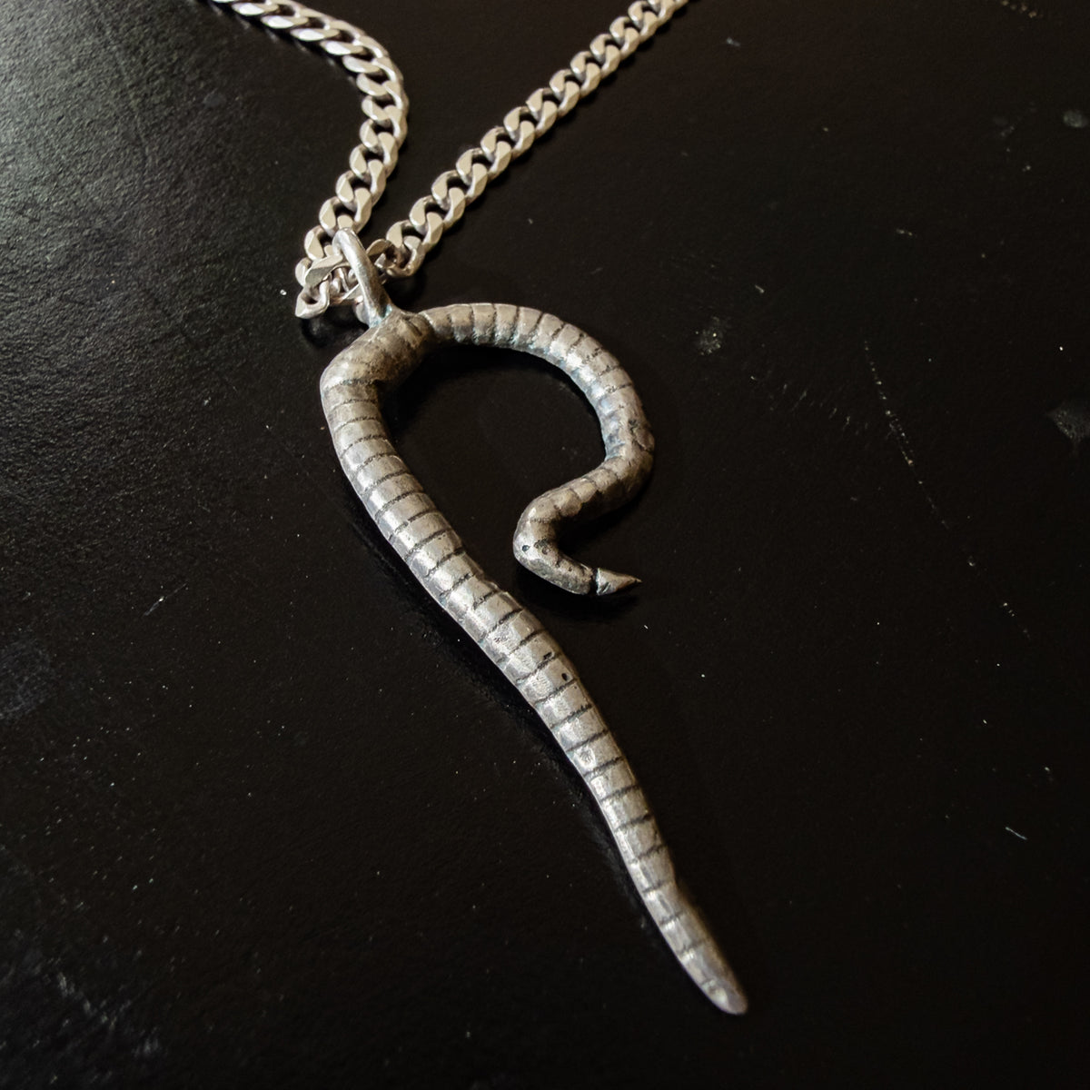 Patriarchy Worm Pendant 4.5g