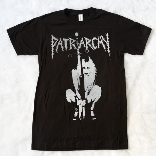 Patriarchy "Sword" Shirt - Metallic Silver